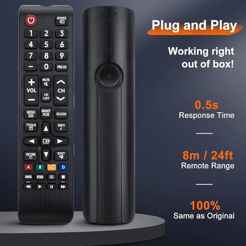 Universal Tv Remote Control for Samsung Smart TV 3D LCD LED TV Compatible with all for Samsung TVs BN59-01175N AA59-00603A AA59-00786A AA59-00741A AA59-00602A - Image 4