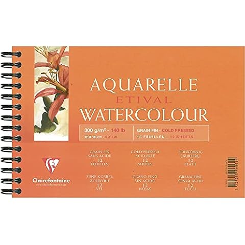 Clairefontaine Etival Cold Pressed Watercolour Pad Cover