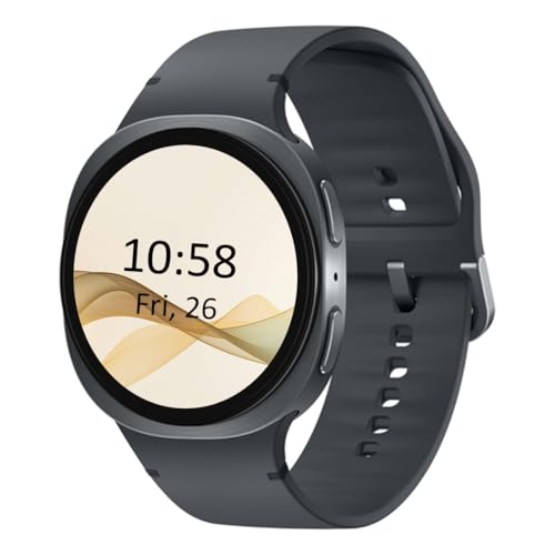 Samsung Galaxy Watch8 (44mm, Bluetooth, Graphite) with 3nm Processor | Dual GPS | Sapphire Glass & Armor Aluminum | 5ATM & IP68 | BP, ECG, IHRN & Vasc