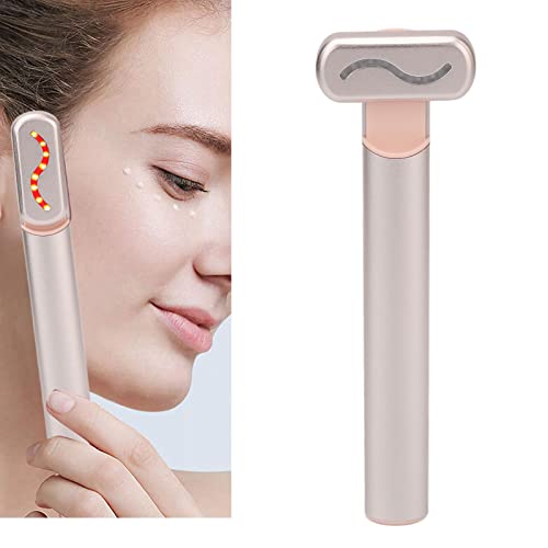 Stylo électrique de Massage des Yeux, Bâton Chauffant de Baguette de Massage des Yeux RF Soulage la Fatigue Stylo de Levage des Yeux à Micro-courant pour les Cernes