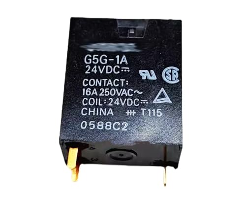 Relé G5G-1A-24VDC de 24V y 16A para solucionar fallos de encendido en placas electrónicas