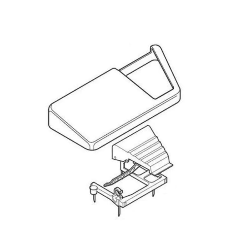 Couvercle seul de réservoir WC apparent Geberit AP130, blanc alpin