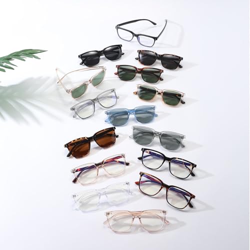 Image of Polarized Square Sunglasses for Men Ultralight Classic Retro Square Driving Shades UV400 Protection Sun Glasses