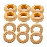 Healifty 20 Piezas Anillos para Servilletas de Madera de Soporte de Servilletas Decorativo y Funcional para Mesa Boda Fiesta y Cumpleaños Diseño Rústico y Elegante Fácil de Limpiar y