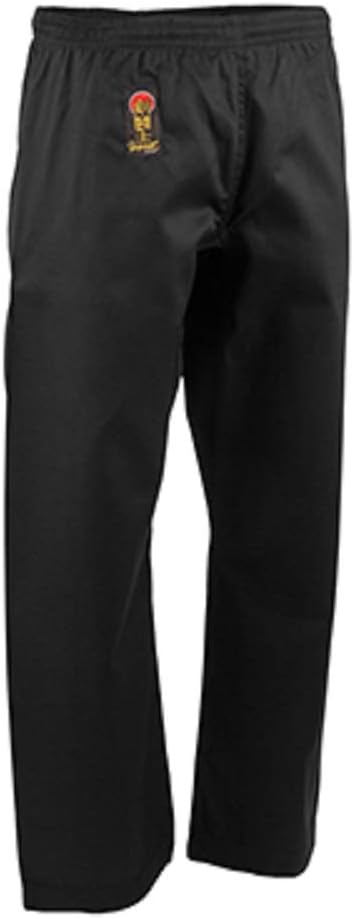 Gladiator 6oz Karate Pants w/Elastic Waist - Black - Size 5