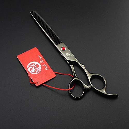 Miniatura 6 de Purple Dragon 7.0 pulgadas Rhinestone Decoración 3PCS Pet Grooming Tijeras Perro Corte y adelgazamiento Tijeras Set