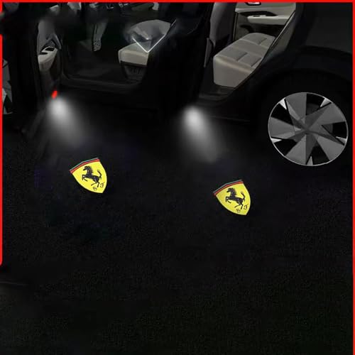 【Come funziona】Si illumina all'apertura della portiera e si spegne alla chiusura. Questo effetto innovativo illumina il terreno, avvisando i veicoli che seguono e migliorando l'aspetto generale del veicolo.