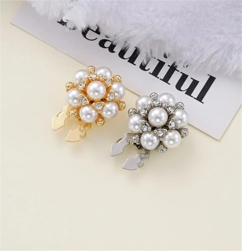 Fundas de botones de diamantes de imitación con cristales premium y clip de alta fijación 6