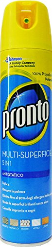 12 X Pronto Antipolvere Multi Superficie Spray 5 In 1 300 Ml