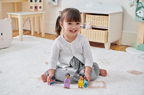 Tender Leaf Toys - Set de 4 muñecos de madera miniatura 2