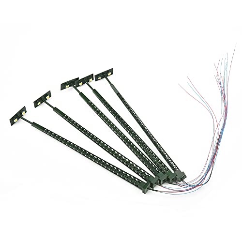 NIKJEBDF 5pcs Modello Ferroviario Treno Lampada