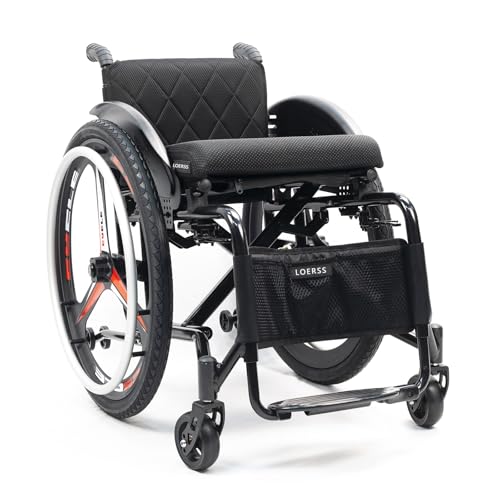Silla De Ruedas Deportiva Ultraligera Plegable Todo Terreno,silla De Ruedas Deportiva Liviana,silla De Ruedas De Transporte Plegable,silla De Ruedas De Aluminio,ruedas Antivuelco,frenos De Mano(Size:1