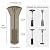 89"x 33"x 19" inch Brown.Waterproof Outdoor Patio Heater Covers with Zipper and Storage Bag, Dust-proof UV-Resistant Windproof Propane Heavy Duty Heater Cover for Standing Heater