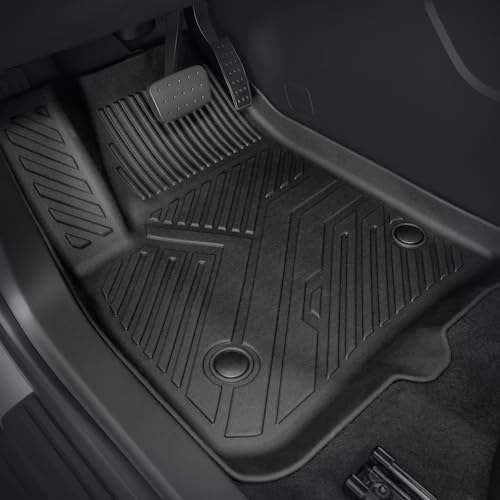 Image of Floor Mats for Chevy Blazer Gas 2019-2026, All Weather Floor Mats Trunk Cargo Liner with Backrest Protectors and Door Sill Guards Accessories, Full Coverage Set (Not fit EV Models)