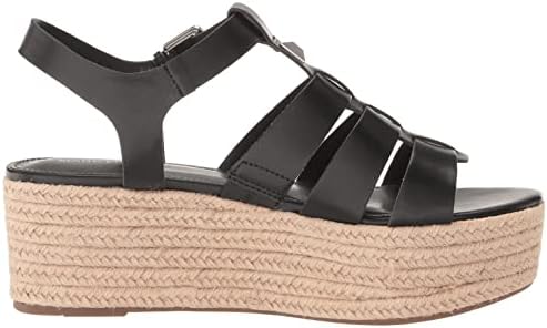 Marc Fisher Women's JENILA Wedge Sandal, Black 001, 5.5 | Image 5