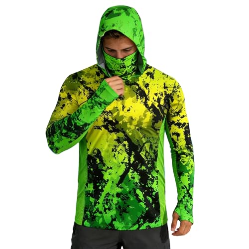 Veste légère anti-UV unisexe imprimée avec capuche pour la randonnée