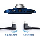 LARRITS 5M USB 2.0 A To Mini B USB 5 pin Cable 90 Degree Right Angle Elbow Power Supply Cable Extra Long For Garmin Dash Cam Car GPS Navigation Dashcam DVR Camera Camcorder - Image 8