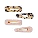 Resin Hair Clips, hair barrettes, Tortoise Leopard Print Hair clips hair barrettes for women for 4 pack (Women Accessories)