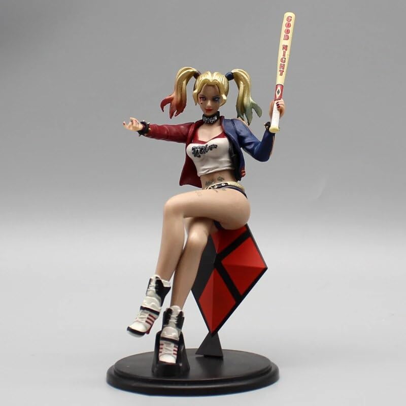 BOENJOY Gifts- Suicide Squadd Harley Quinn Action Figure PVC Collection Action Figure 11Cm | PVC Figure Collectible Toy Figure Statue Collection Figurine Gifts