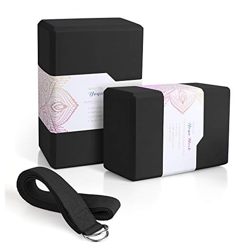 Arltb Yoga Blocks Bricks and Strap Set (2 Pack) with Metal D-Ring 9