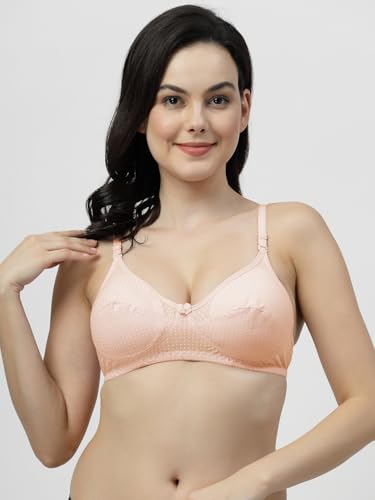 Image of Blue, Lemon, Green Wirefree Non Padded Polka Print Bra