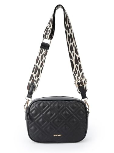 Image of AFKOMST Crossbody Bags for Women Small Saddle Purse and Boho Cross Body Handbags,Vegan Leather