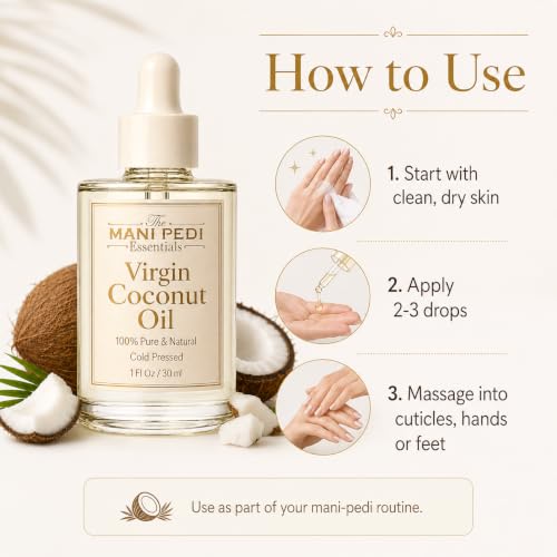 Image of TMPE 100% Pure Virgin Coconut Oil Cold Pressed for Healthy Hair & Skin, Natural solution for Moisturised Skin, Hair Care & Body - 30ml