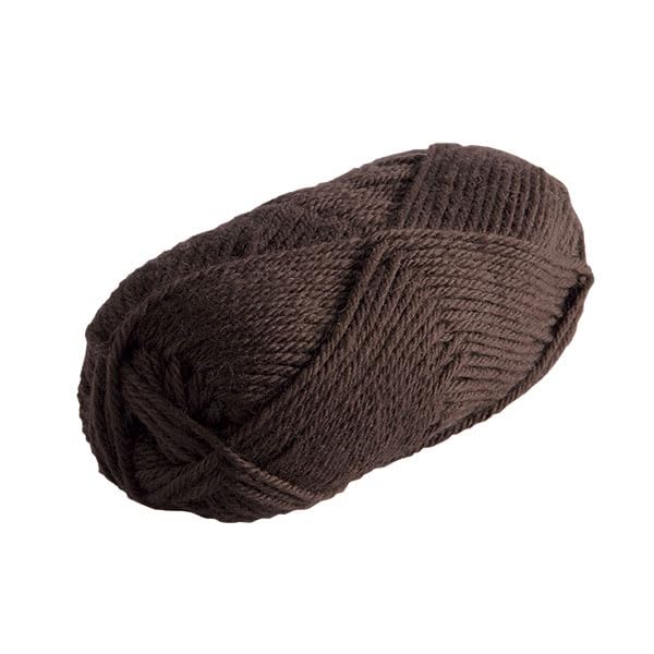 Image of Knit Picks Wool of the Andes Brown 100% Wool Yarn Pack for Knitting | 10 skeins (500g total) of soft worsted weight crocheting yarn in Chocolate color, good for felting.