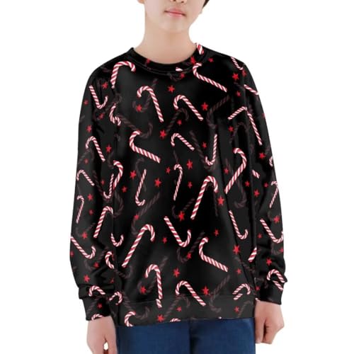 Pinupub Long Sleeve Sweatshirt For Boys Girls Fashion Cute Winter Round Neck Casual Pullover Sweater3