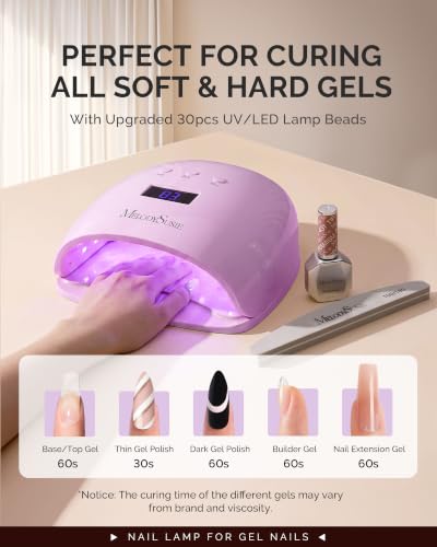 Image of MelodySusie Detachable Base UV /LED Nail Lamp P-Plus30I for Hard Gel