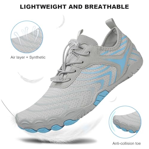 Barefoot Shoes Women Wide Toe Box Grounded Footwear Barefoot Shoe Women Neuropathy Water Shoe Womens Shoes Quick Dry Aqua Outdoor Sports for Swim Pool Beach Outdoor Diving Running Footwear4