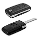 OcioDual Mando Llave Funda Carcasa CE0523 HU83 Key Case para Peugeot 206...