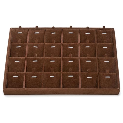 �x���x�b�g�l�b�N���X�g���C ���O���\�ȃO���b�h�t���̐ςݏd�ˉ\�ȃy���_���g�f�B�X�v���C�g���C �W���G���[�����o���I�[�K�i�C�U�[�V���[�P�[�X�f�B�X�v���C�g���C�z���_�[�y���_���g�����O�`�F�[���I�[�K�i�C�U�[�p,�u���E��,24 Grids