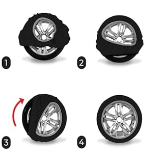 CARALL Calze da Neve Omologate Italia, Colore Nero, Misura XL, Catene Da Neve Tessili (Nero,XL)