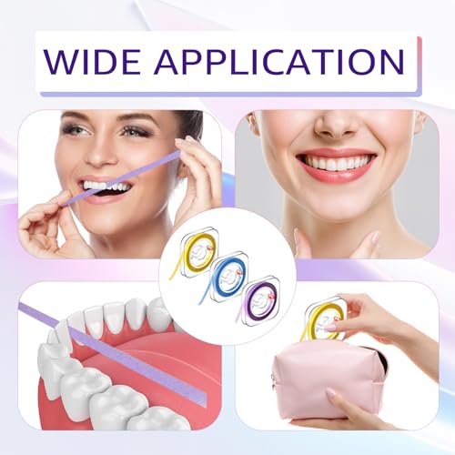 3 Stück Zahn Schleifpapier, Zahnpolierstreifen-Set Zahnschleifpapier für Zwischenräume Zahn Polierstreifen Dental Polierstreifen Tragbare Zahnschleifpapier zum Polieren von Zähnen 50μm / 30μm / 20μm