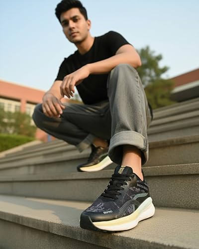 Image of Bacca Bucci Ikatron - Men's Athleisure Sports Shoes with Dual-Density Sole