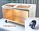 Chick Brood Box Kükenaufzuchtbox aus natürlichem Kiefernholz, Ausgestattet mit einem beheizten Lampenhalter und Thermostat,und ausgestattet mit 4-Bremsrollen, für Küken/Hamste kausicheres(80x40x40cm)
