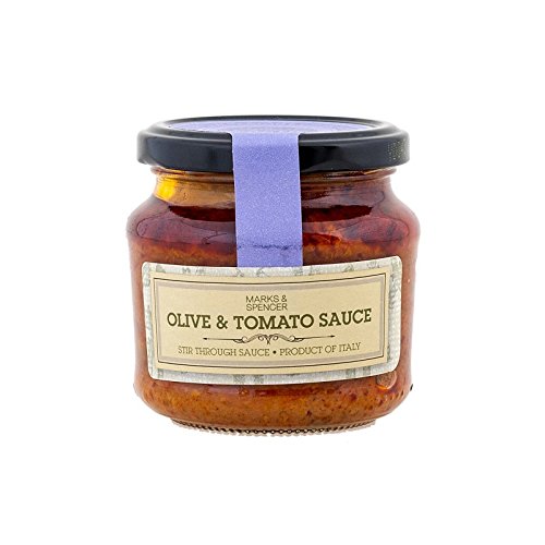 (Marks & Spencer (�}�[�N�X���X�y���T�[)) �I���[�u���g�}�g�\�[�X190�O���� (x4) - Marks & Spencer Olive & Tomato Sauce 190g (Pack of 4) [���s�A���i]