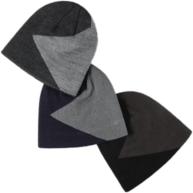 Winter Thick Knitted Hat for Women Warm Windproof Flat Hats