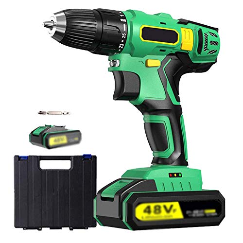 Akkuschrauber Set,Akku-Bohrschrauber,1500 mAh Akku, 25 Drehmoment, mit LED Licht, inkl. Ladegerät, 10 mmSpindel,2 Geschwindigkeitsmodi