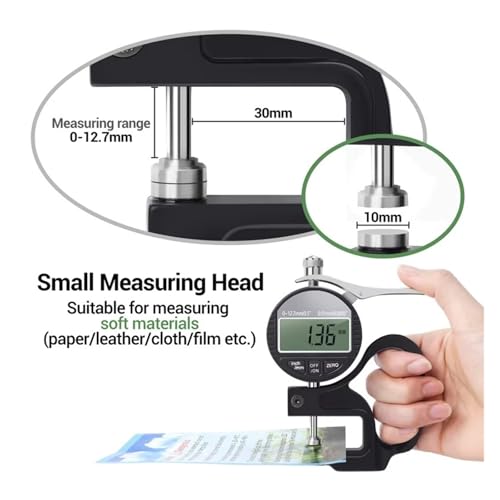 Medidor Digital de Espesor 0-12.7 mm con Pantalla LCD miniatura 3