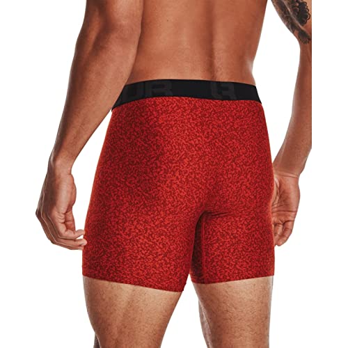Image of Under Armour mens Multi-pack Performance Tech Boxerjock Brief, 6 inch Inseam, All-day Comfort & Soft