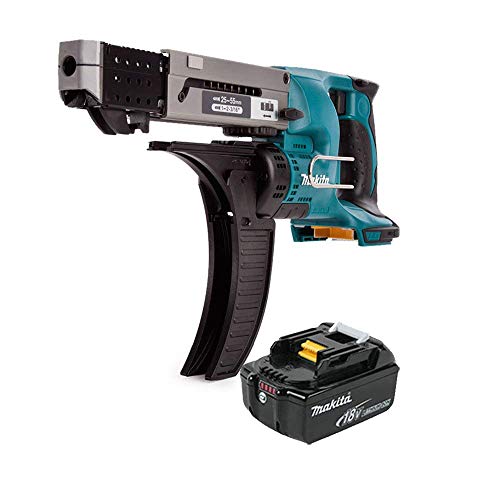 Makita DFR550Z 18V LXT Auto Feed Screwdriver with 1 x 5Ah Battery