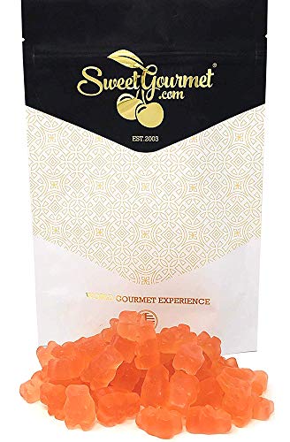 SweetGourmet Pink Grapefruit Gummi Bears | Bulk Candy Gummy | 1.5 LB
