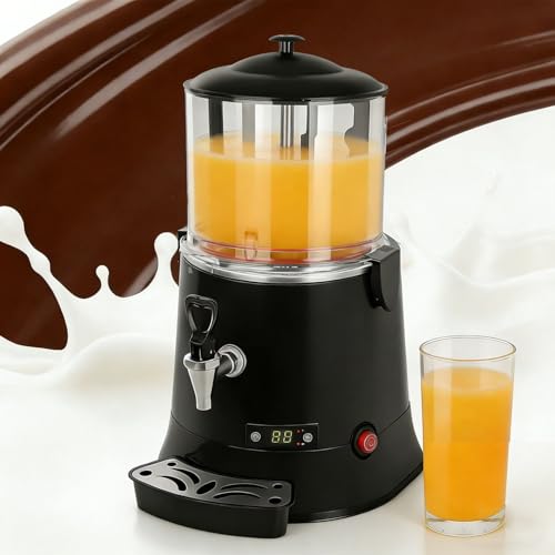 Máquina Para Hacer Y Dispensar Chocolate Caliente Comercial De 600 W, NuEVA Y Mejorada, Máquina Para Calentar Y Mezclar Chocolate Con Grifo, Para Calentar Chocolate, Café, Leche, Té, Jabón 5L/1.32gal