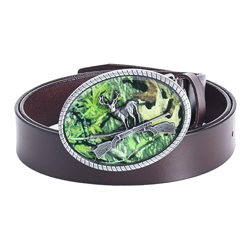 Ceinture Western Cowboy homme cuir marron pour affirmer votre style et remplacer les ceintures fragiles