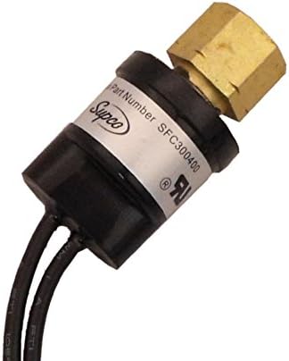 Sealed Unit Parts Company, Inc. (SUPCO) SFC300400 300 PSI Pressure Switch, Fan Cycling LP