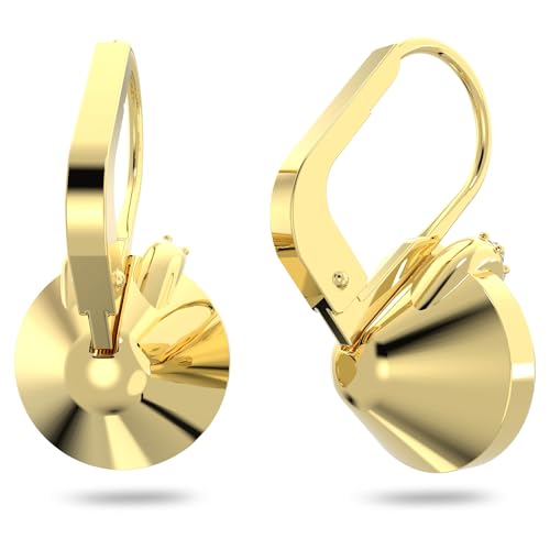 Swarovski Długie kolczyki Bella V, Szlif okrągły, W odcieniu złota, Powłoka w odcieniu złota