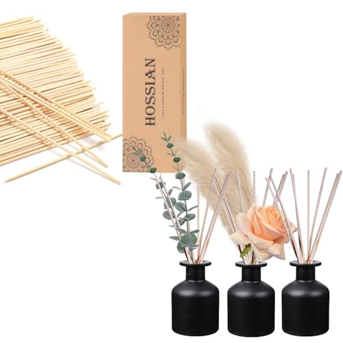 Set Difusor de Aroma HOSSIAN 3 Botellas de Vidrio 5oz miniatura 1