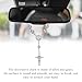 SHMZK Car Rosary for Rearview Mirror, Personalized Blessing Hanging Pendant for Car Rear View Mirror, Cross Rosary Ornament Interior Decor for Most Vehicles, Car Accessories (Pink)